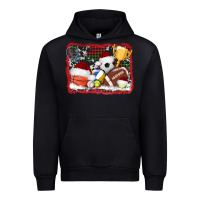 Black christmas sports background Urban Hoodie - AdoDesignShop