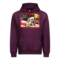 Mauve Wine christmas sports background Urban Hoodie - AdoDesignShop