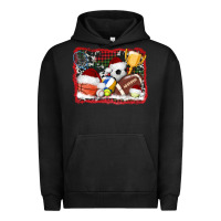 Pigment Black christmas sports background Urban Hoodie - AdoDesignShop