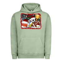 Pigment Oil Green christmas sports background Urban Hoodie - AdoDesignShop