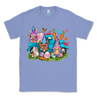 Colony Blue Easter gnomies with truck Easter Day Classic Tee - HowdyJamesFarm