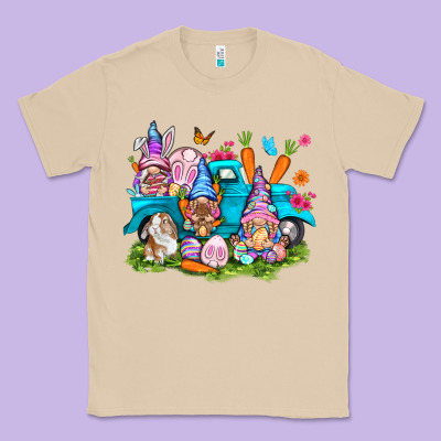 Easter Gnomies With Truck Easter Day Classic Tee Designed By Howdyjamesfarm