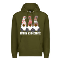 Army Green african american gnome halloween thanksgiving christmas Premium Hoodie - longCreatives