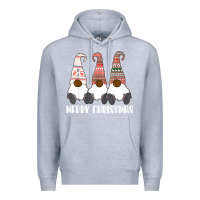 Heather Grey african american gnome halloween thanksgiving christmas Premium Hoodie - longCreatives