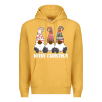 Mustard african american gnome halloween thanksgiving christmas Premium Hoodie - longCreatives
