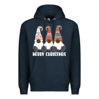 Navy african american gnome halloween thanksgiving christmas Premium Hoodie - longCreatives