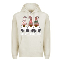 Oatmeal Heather african american gnome halloween thanksgiving christmas Premium Hoodie - longCreatives
