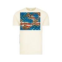 Vintage Arctic leopard glitter american flag Vintage Tee - CowGirlArtShop