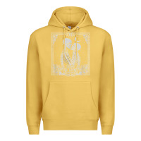 Antique Gold The Lovers Tarot Card Skeleton Valentines Halloween Occult Premium Hoodie - longCreatives