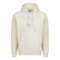 Oatmeal Heather The Lovers Tarot Card Skeleton Valentines Halloween Occult Premium Hoodie - longCreatives