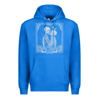True Royal The Lovers Tarot Card Skeleton Valentines Halloween Occult Premium Hoodie - longCreatives