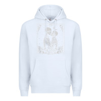 White The Lovers Tarot Card Skeleton Valentines Halloween Occult Premium Hoodie - longCreatives