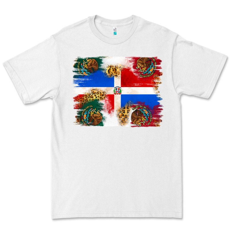 Mexican And Puerto Rico Flag Premium Tee by texasbilliewilder | Teevron