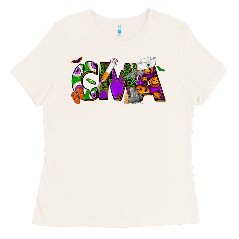 Halloween Cma Certified Medical Assistant Ladies Tee by NancyCooperArtShop | Teevron