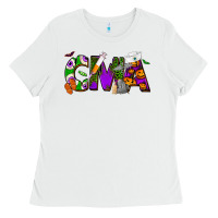 White Halloween CMA Certified Medical Assistant Ladies Tee - NancyCooperArtShop