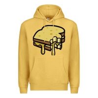 Antique Gold foodie t  shirt grilled cheese sandwich t  shirt Premium Hoodie - longCreatives
