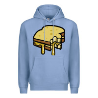Colony Blue foodie t  shirt grilled cheese sandwich t  shirt Premium Hoodie - longCreatives
