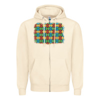 Sandshell autism awareness background Zipper Hoodie - Artiststas