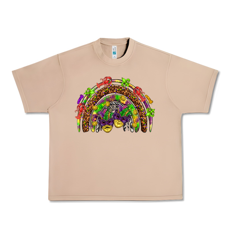 Mardi Gras Rainbow Urban Heavy Tee by HowdyJamesFarm | Teevron