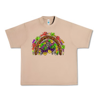 Burro Mardi Gras rainbow Urban Heavy Tee - HowdyJamesFarm