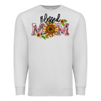 Dove Grey blessed mom Premium Sweatshirt - BarkalooDesign