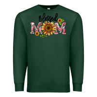 Sports Green blessed mom Premium Sweatshirt - BarkalooDesign