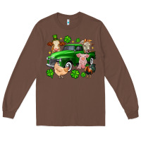 Chestnut St. Patrick's farm animal truck Long Sleeve Tee - OliviaCreatesArt