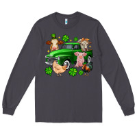 Smoke St. Patrick's farm animal truck Long Sleeve Tee - OliviaCreatesArt