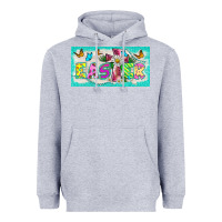 Easter Cross License Plate Template Heavyweight Hoodie | Teevron