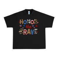 Black honor the brave Urban Heavy Tee - RanaPortraitStore
