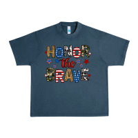 Midnight Navy honor the brave Urban Heavy Tee - RanaPortraitStore
