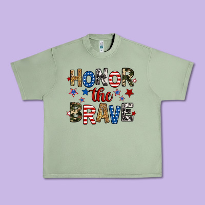 Honor The Brave Urban Heavy Tee Designed By Ranaportraitstore