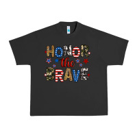 Pigment Black honor the brave Urban Heavy Tee - RanaPortraitStore