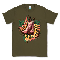 Army Green Boots scootin Classic Tee - HowdyJamesFarm