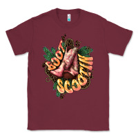 Burgundy Boots scootin Classic Tee - HowdyJamesFarm