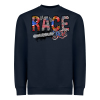 Navy race girl Heavyweight Sweatshirt - RacoonDesign
