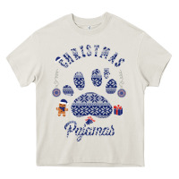 Cream Christmas Pajamas Heavy Core Tee - Bettercallsaul