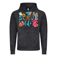Vintage Black scrub life olivia Vintage Hoodie - OliviaCreatesArt