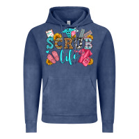 Vintage Denim scrub life olivia Vintage Hoodie - OliviaCreatesArt