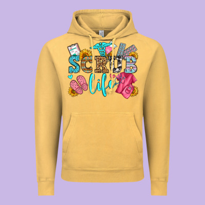 Scrub Life Olivia Vintage Hoodie Designed By Oliviacreatesart