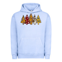 Pigment Grape Ice leopard christmas trees Urban Hoodie - AdoDesignShop