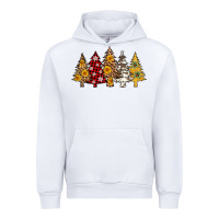 White leopard christmas trees Urban Hoodie - AdoDesignShop