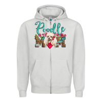 Poodle Mom Zipper Hoodie | Teevron