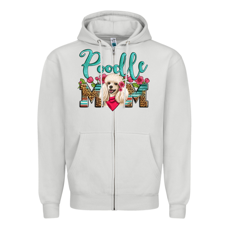 Poodle Mom Zipper Hoodie by Artiststas | Teevron