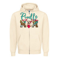 Sandshell poodle mom Zipper Hoodie - Artiststas