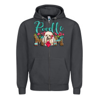 Smoke poodle mom Zipper Hoodie - Artiststas