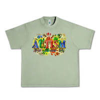 Oil Green Autism accept understand love Urban Heavy Tee - CowGirlArtShop
