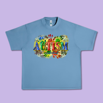 Autism Accept Understand Love Urban Heavy Tee Designed By Cowgirlartshop