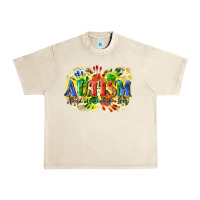 Sandshell Autism accept understand love Urban Heavy Tee - CowGirlArtShop