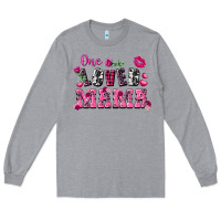 Heather Grey One loved mama Valentine's Day Long Sleeve Tee - FaDigitalArtStudio
